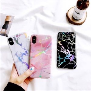 MARBLE HOLOGRAPHIC PHONE CASE FOR IPHONE 7/8 PLUS